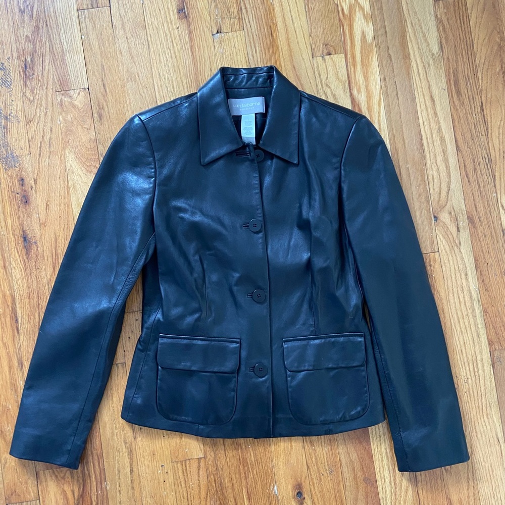 Vintage leather Liz Claiborne jacket